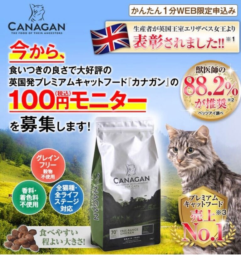 【販促大王】カナガン キャットフード チキン＆サーモン 24缶 猫